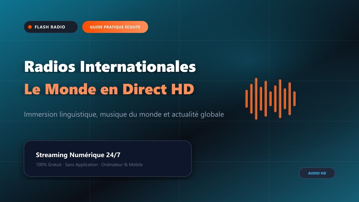Écouter la radio internationale en ligne : Le guide pratique pour capter le monde en direct
